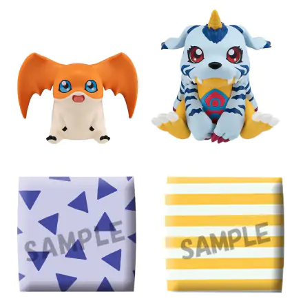 Digimon Adventure Look Up Gabumon & Patamon PVC szobor figura csomag 11 cm termékfotó