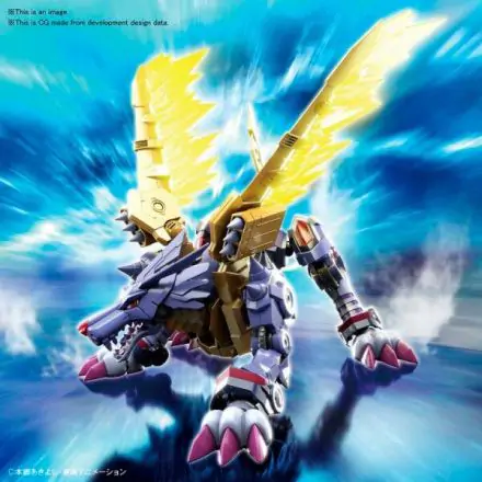 Digimon Metal Garurumon modell készlet figura 14cm termékfotó