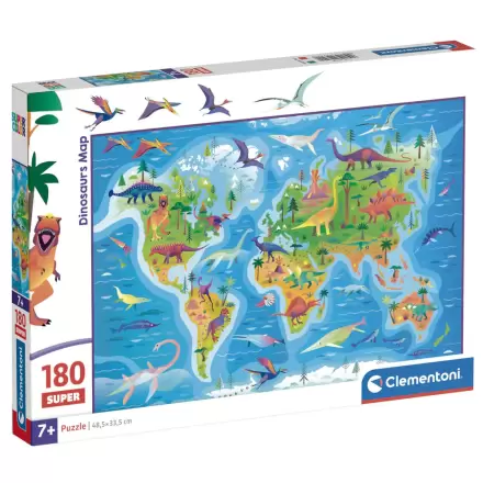 Dinosaurs Map super puzzle 180db-os termékfotója