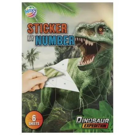 Dinoszaurusz Expedition puzzle matrica szett termékfotó