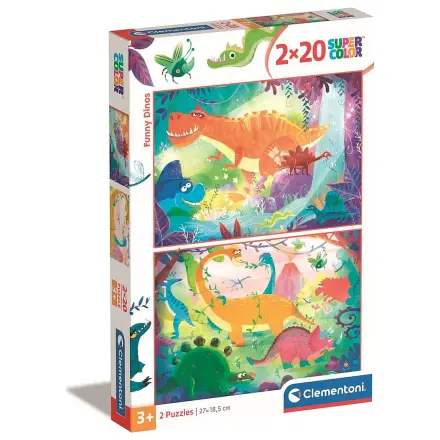 Dinoszaurusz Funny 2x20 db-os puzzle Clementoni termékfotó