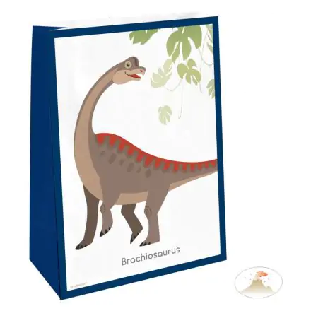 Dinoszaurusz papírzacskó 4 db-os termékfotó