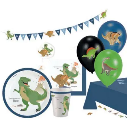 Dinoszaurusz party szett 45 db-os termékfotó