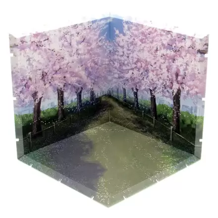 Dioramansion 150 Decorative Parts for Nendoroid and Figma Figures Cherry Blossom Road (re-run) termékfotó