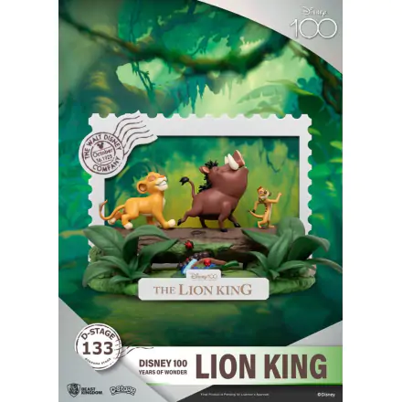 Disney 100 Years of Wonder D-Stage Lion King PVC Diorama szobor figura 10 cm termékfotója