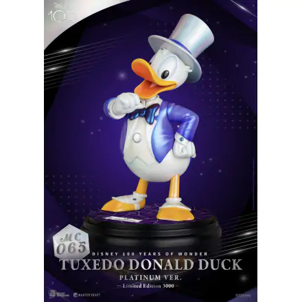 Disney 100th Master Craft Tuxedo Donald Duck (Platinum Ver.) szobor figura termékfotója