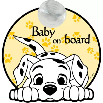 Disney 101 Dalmatians baby on board ablakra rögzíthető jelzés termékfotó