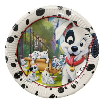 Disney 101 Dalmatians, Kiskutya Papírtányér 8 db-os 23 cm termékfotó