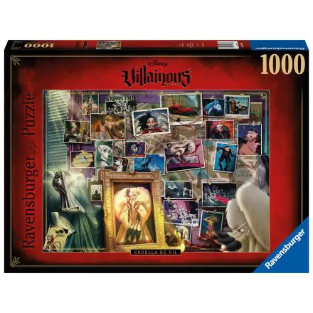Disney 101 Dalmatians Villains Cruella de Vil puzzle 1000db-os termékfotó