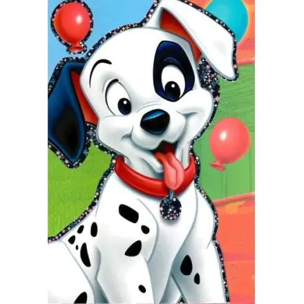 Disney 101 Kiskutya csillámos üdvözlőkártya+boríték termékfotó