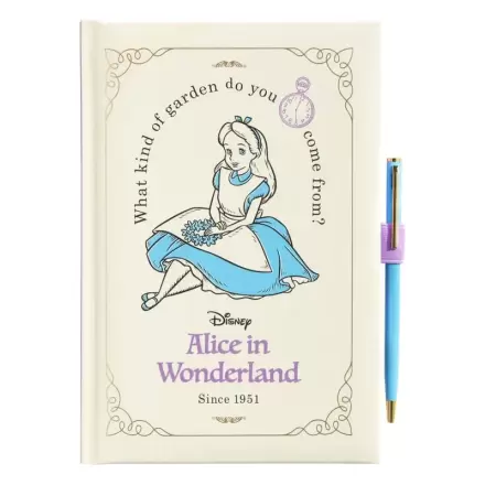 Disney Alice in Wonderland A5 premium notebook + pen termékfotója