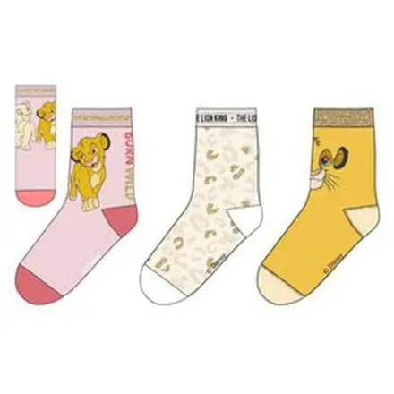Disney Az Oroszlánkirály Safari Pink gyerek zokni 31/34 termékfotó