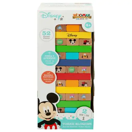 Disney blocks tower + domino fa szett termékfotó