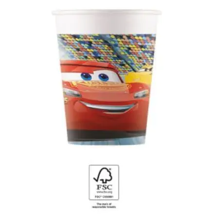 Disney Cars 3, Verdák papír pohár 8 db-os 200 ml FSC termékfotó