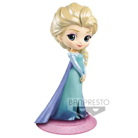 Disney Characters Jégvarázs Elsa Glitter Q Posket figura 14cm termékfotó