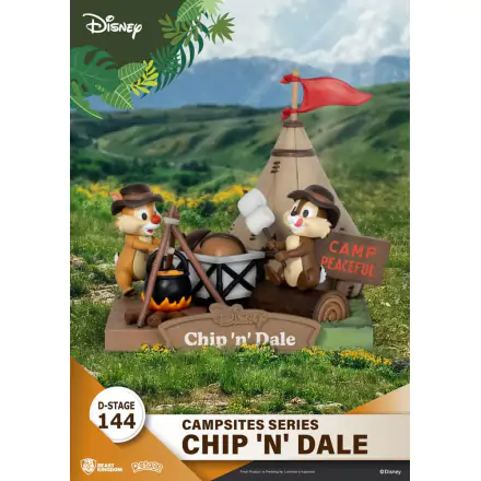 Disney D-Stage Campsite Series Chip & Dale PVC Diorama szobor figura 10 cm termékfotó