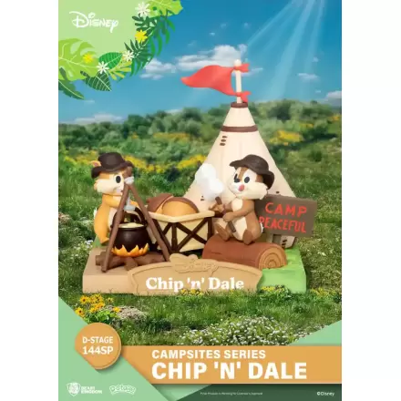 Disney D-Stage Campsite Series Chip & Dale Special Edition PVC Diorama szobor figura 10 cm termékfotó
