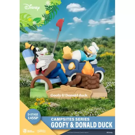 Disney D-Stage Campsite Series Goofy & Donald Duck Special Edition PVC Diorama szobor figura 10 cm termékfotó