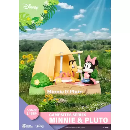 Disney D-Stage Campsite Series Mini & Pluto Special Edition PVC Diorama szobor figura 10 cm termékfotó