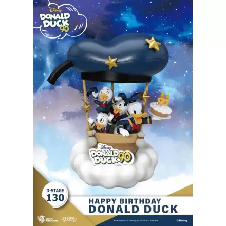 Disney D-Stage Donald Duck 90th-Happy Birthday PVC Dioráma szobor figura 14 cm termékfotója