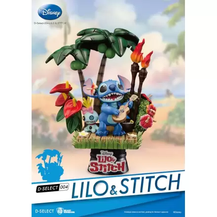 Disney D-Stage Stitch PVC Diorama szobor figura 14 cm termékfotója