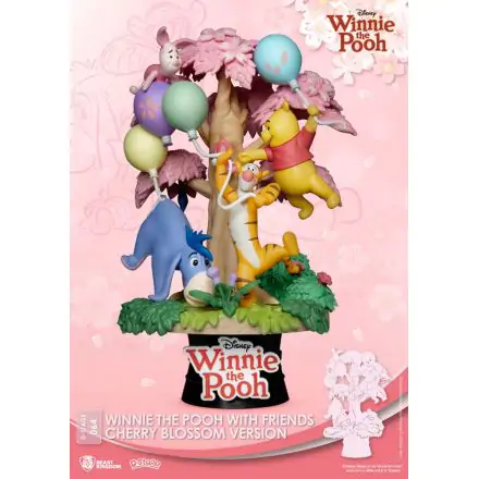 Disney D-Stage Winnie the Pooh Cherry Blossom Version PVC Diorama szobor 15 cm termékfotó
