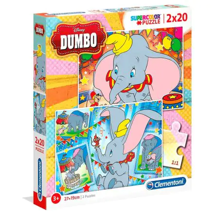 Disney Dumbo Maxi puzzle 2x20db-os termékfotó