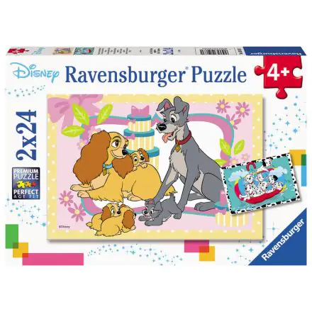 Disney Favourite Puppies puzzle 2x24db-os termékfotó