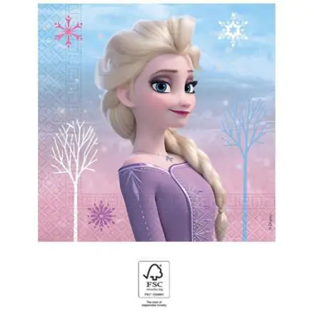 Disney Frozen II Wind Spirit, Disney Jégvarázs szalvéta 20 db-os 33x33 cm FSC termékfotó