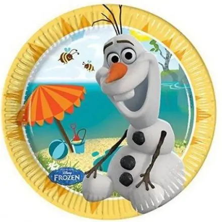 Disney Frozen Olaf Summer, Jégvarázs Papírtányér 8 db-os 19,5 cm termékfotó
