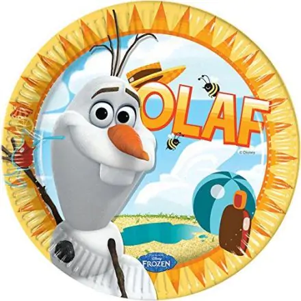 Disney Frozen Olaf Summer, Jégvarázs Papírtányér 8 db-os 23 cm termékfotó