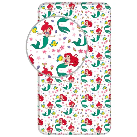 Disney Hercegnők Ariel gumis lepedő 90x200 cm termékfotó