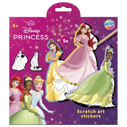 Disney Hercegnők Fairytale képkarcoló matricák 5 db-os termékfotó