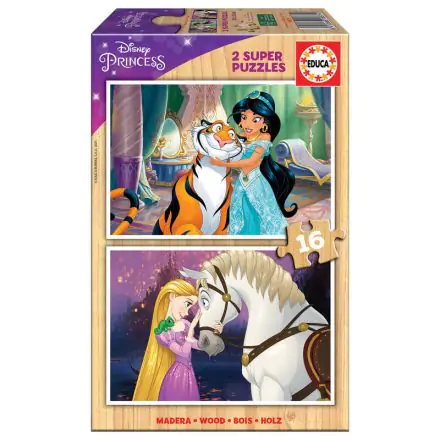 Disney Hercegnők Jasmine + Aranyhaj fa puzzle 2x16db-os termékfotó