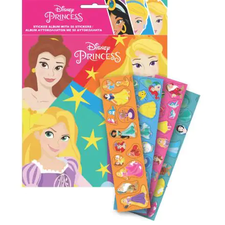 Disney Hercegnők matricás album 50 db matricával termékfotó