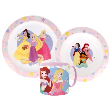 Disney Hercegnők True étkészlet, micro műanyag szett bögrével termékfotó