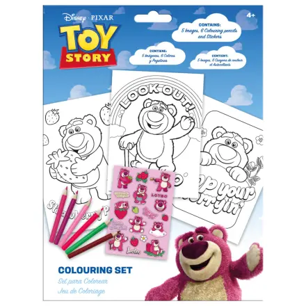 Disney Játékháború Lotso Strawberry színező szett matricával termékfotó