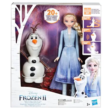 Disney Jégvarázs 2 Beszélő és Ragyogó Olaf és Elsa baba csomag termékfotó