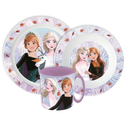 Disney Jégvarázs Autumn Leaves étkészlet, micro műanyag szett bögrével  termékfotó