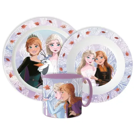 Disney Jégvarázs Autumn Leaves étkészlet, micro műanyag szett bögrével termékfotó