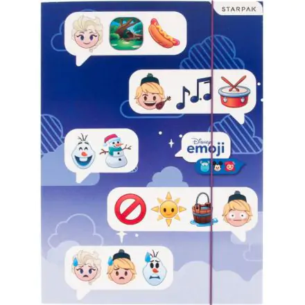 Disney Jégvarázs Emoji A/4 gumis mappa termékfotó