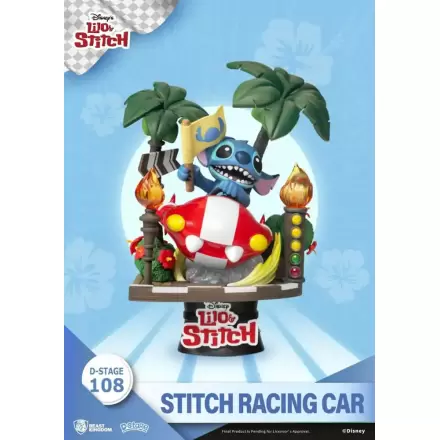 Disney: Lilo & Stitch - Stitch Racing Car PVC Diorama termékfotója