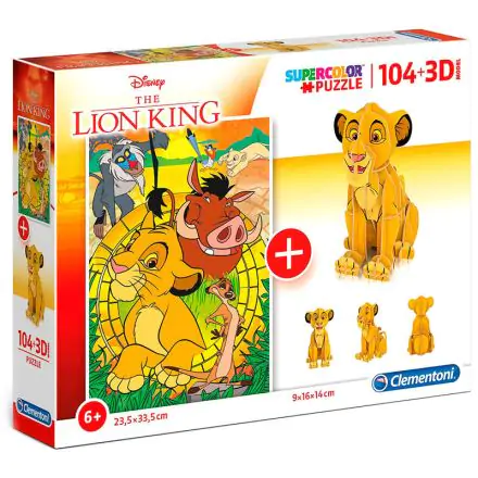 Disney Lion King 104 + 3D puzzle 104db-os termékfotó