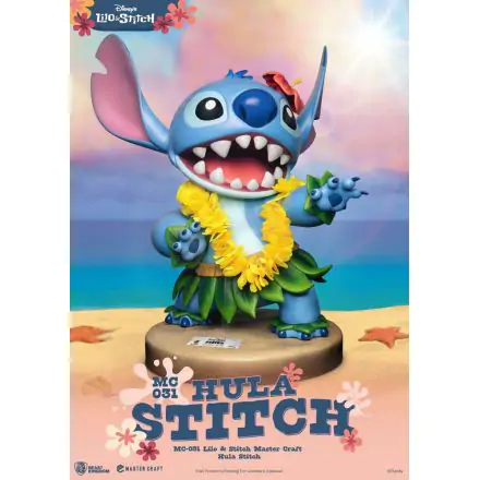 Disney Master Craft Hula Stitch szobor figura 38 cm termékfotó