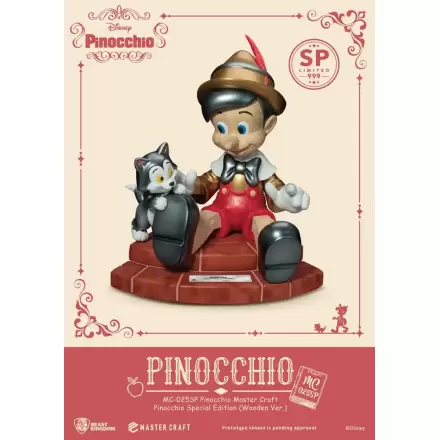 Disney Master Craft Pinocchio Wooden Ver. Special Edition szobor figura 27 cm termékfotója