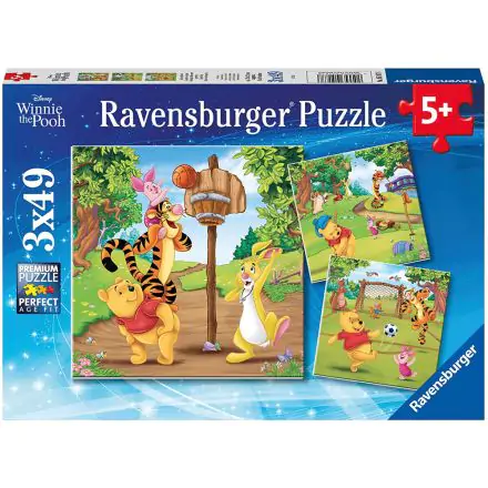 Disney Micimackó puzzle 3x49db-os termékfotó