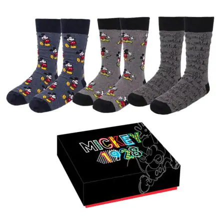 Disney Mickey 3db-os férfi zoknicsomag (40-46) termékfotó