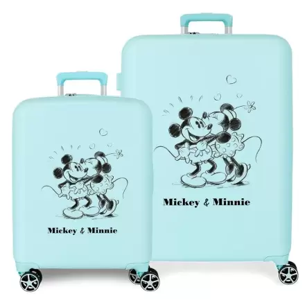 Disney Mickey & Minnie Kisses ABS 2 db-os táska bőrönd csomag termékfotója