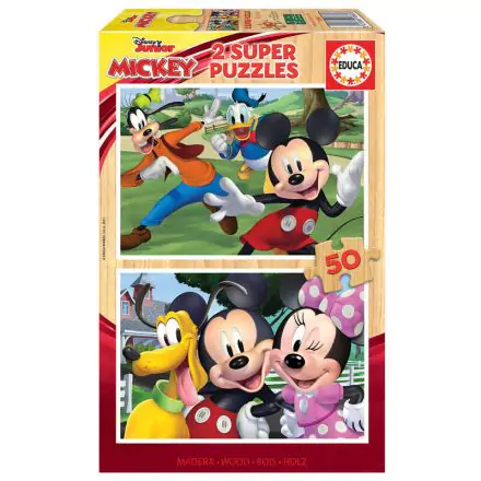 Disney Mickey and Friends fa puzzle 2x50db-os termékfotó