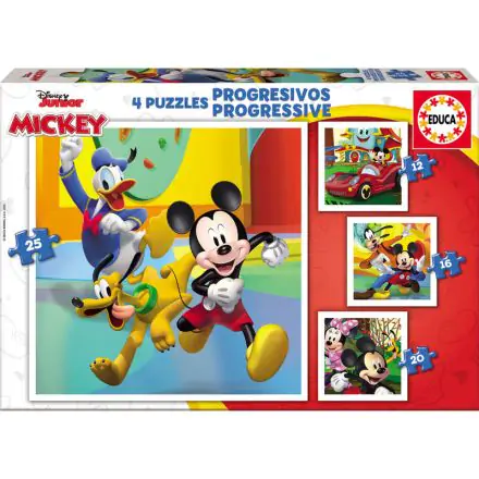 Disney Mickey and Friends progressive puzzle 12-16-20-25db-os termékfotó